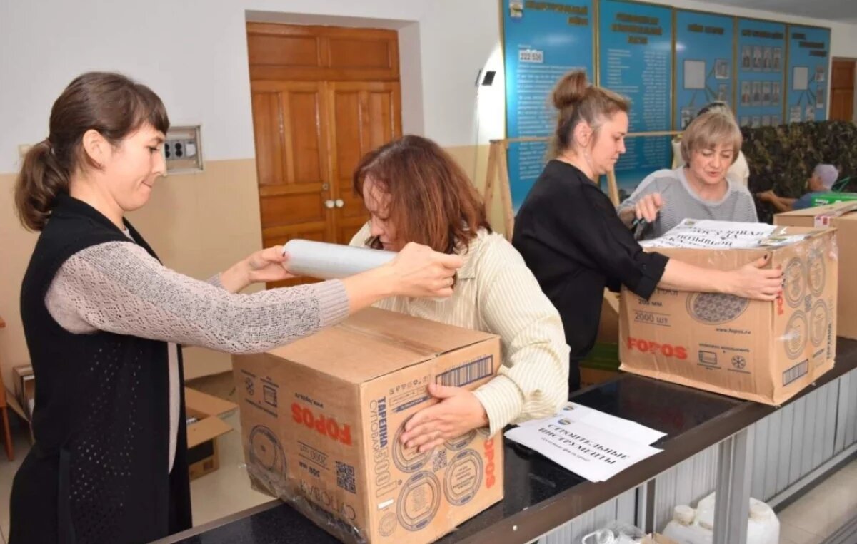    Очередную партию гуманитарной помощи для фронта собрали хабаровчане