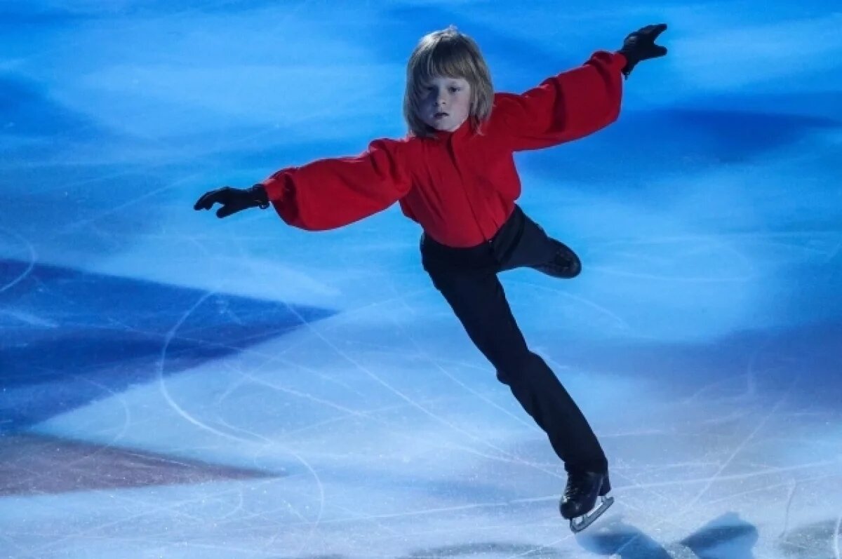    Сын Плющенко победил в турнире в разряде, где был единственным участником