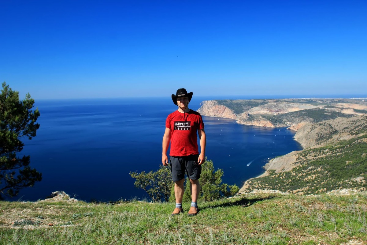 На перевале Куршум-Богаз в Крыму