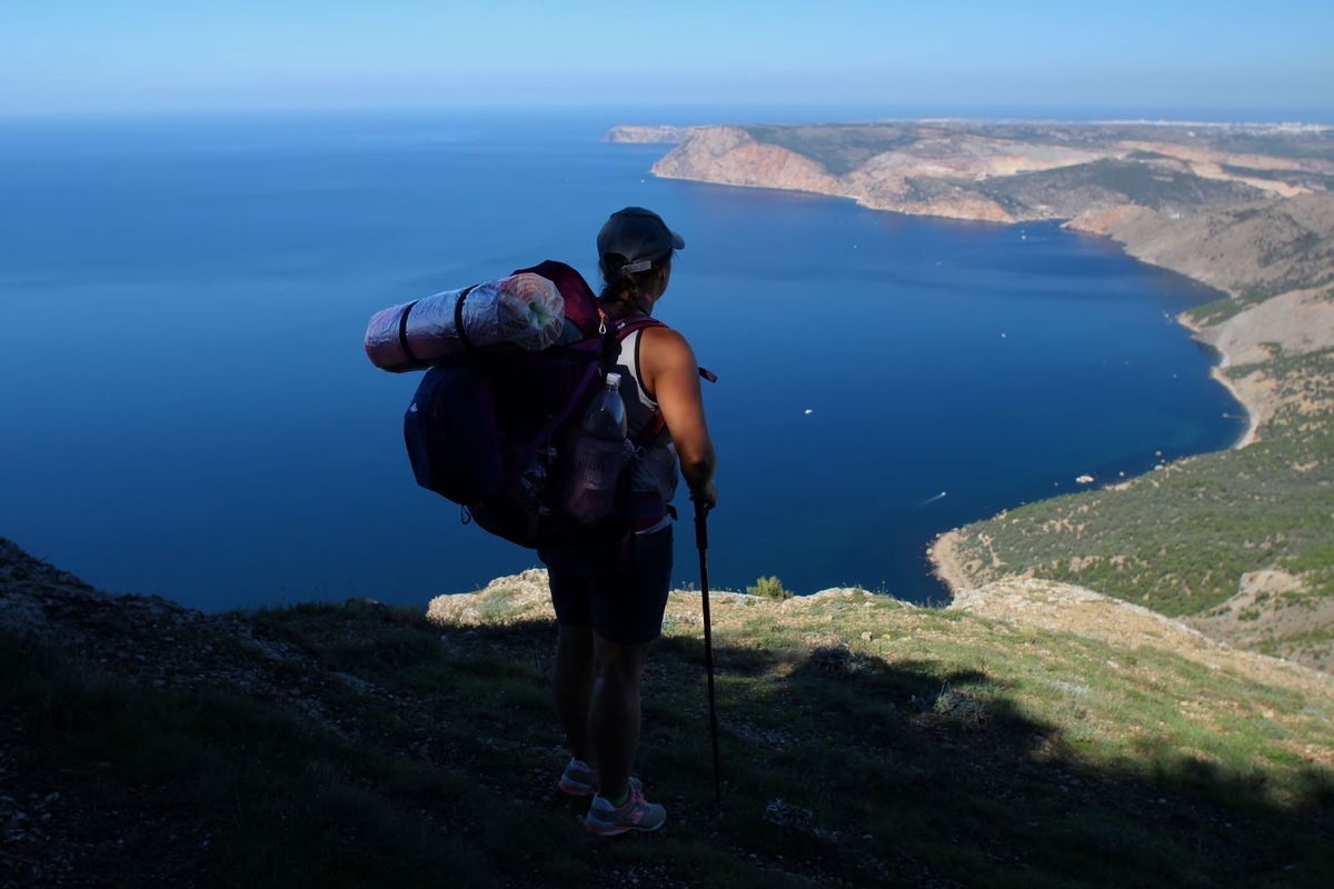 Вид на залив близ Балаклавы на ЮБК Крыма