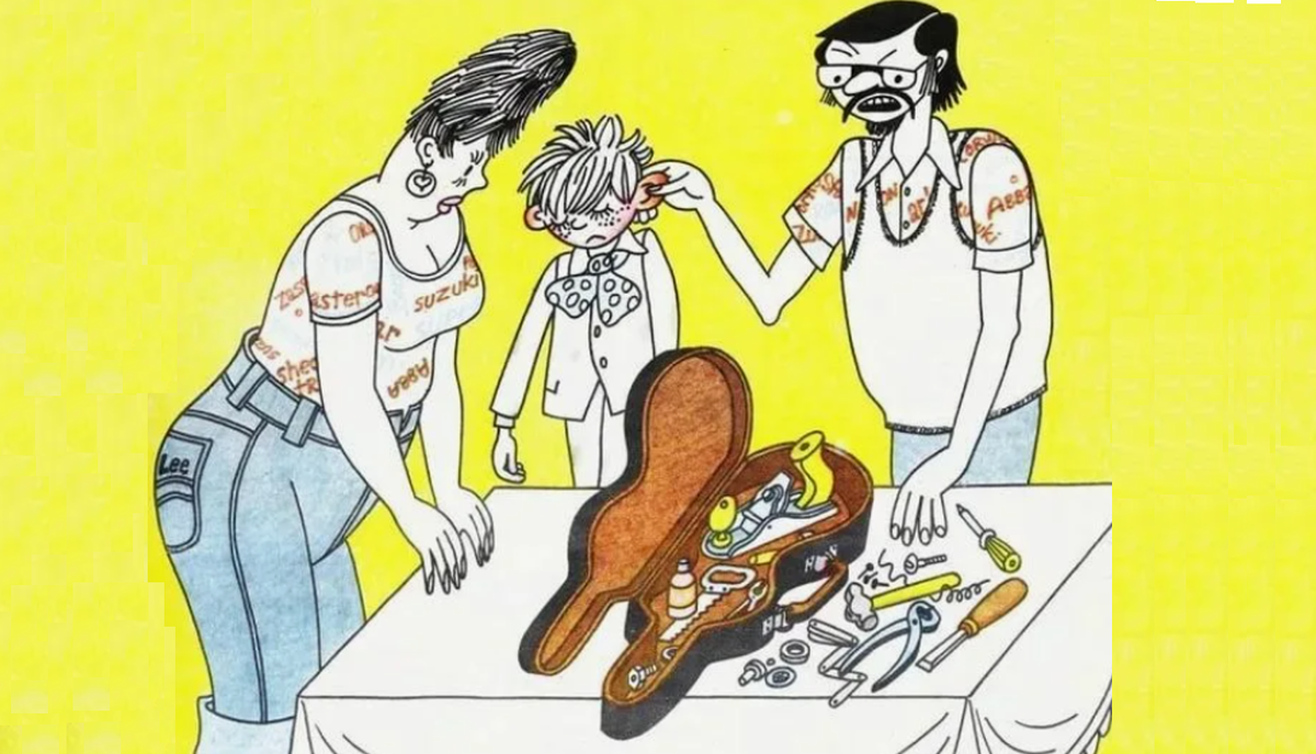 - Так он, оказывается, вместо музыкальной школы ходит в кружок "Умелые руки"!