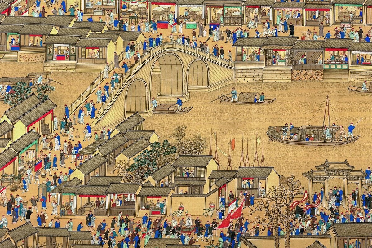 На гравюре - Великий Канал в Китае и ему не 13 лет.