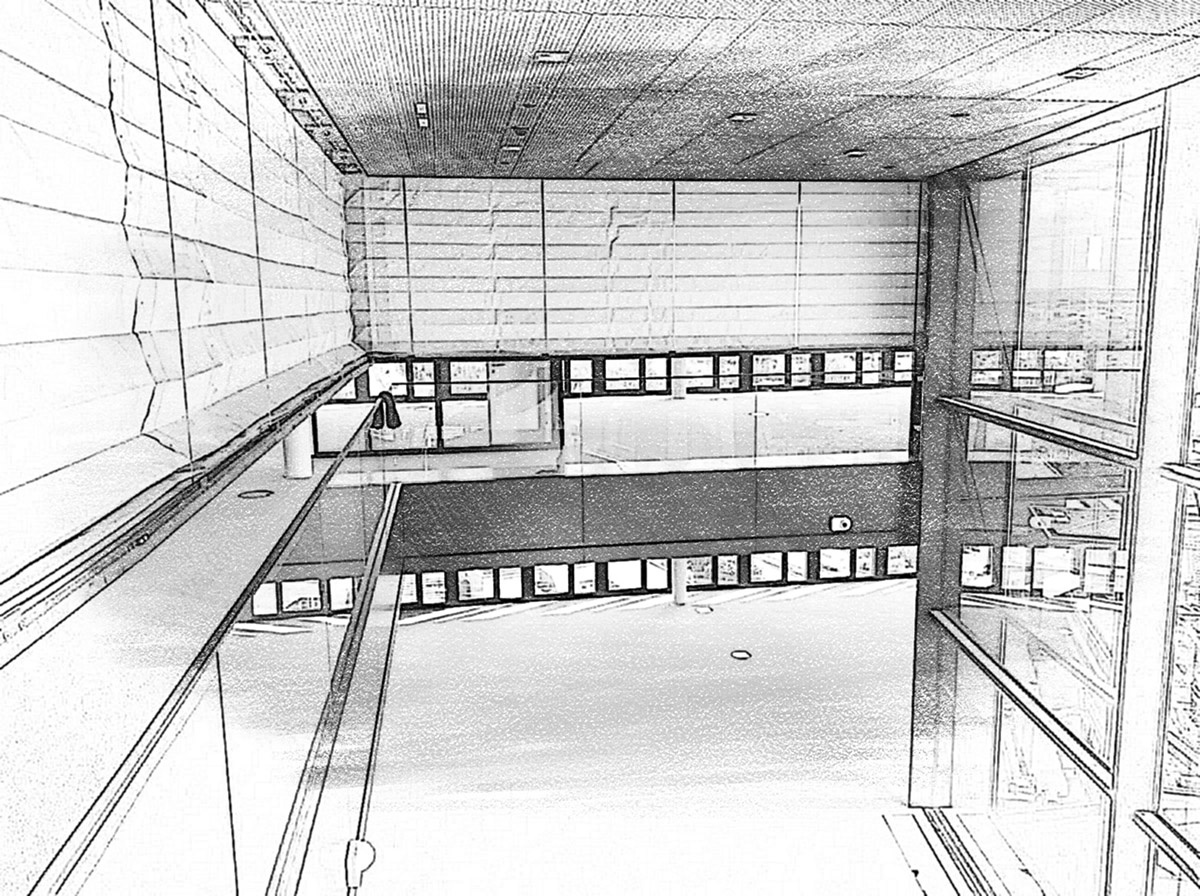 Больница Даллах-Намар, Эр-Рияд, Саудовская Аравия — Противопожарные шторы-«Гармошки»