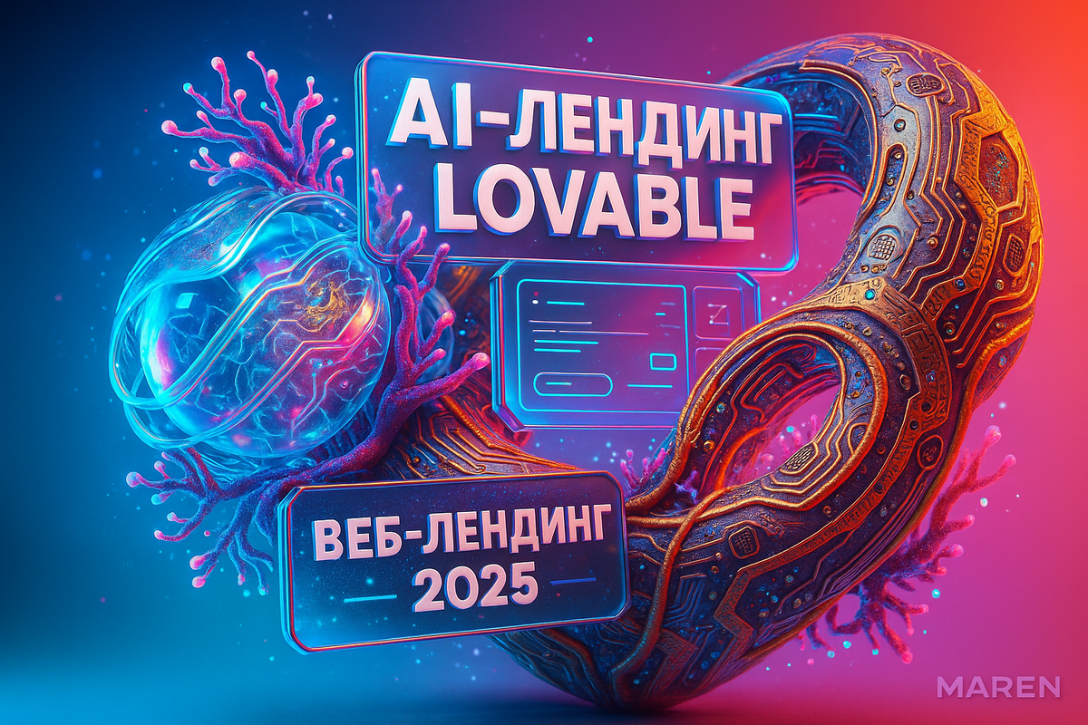 Как я сделала свой первый ai-Лендинг с Lovable 💬 Встречаем - сайт MAREN
