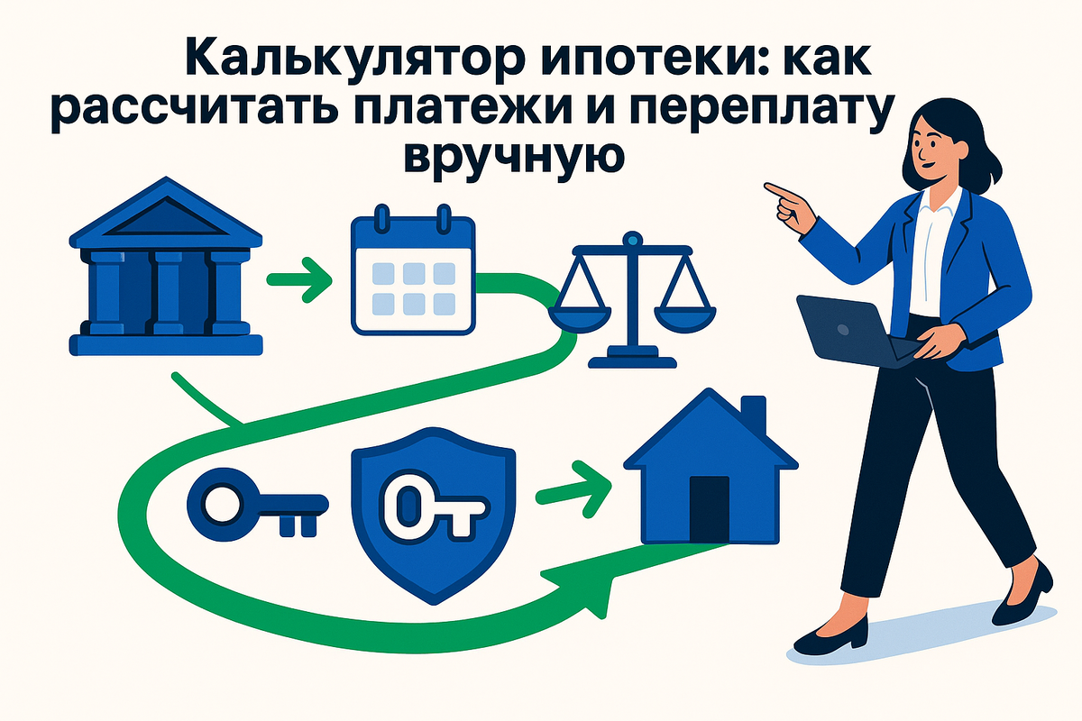    Как рассчитать платежи и переплату по ипотеке Юлия Сергеевна Рослякова