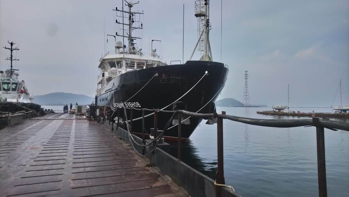 Судно "Василий Бубнов" проекта 19910 / Фото: АО "Судостроительный завод им. Октябрьской революции"  📷
