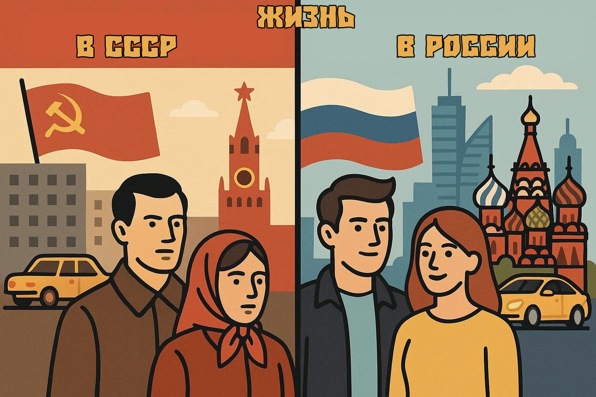 Ностальгия и прогресс: жизнь в СССР против современной России
