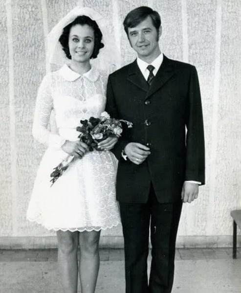 Любовь Полищук и Валерий Макаров, день свадьбы.