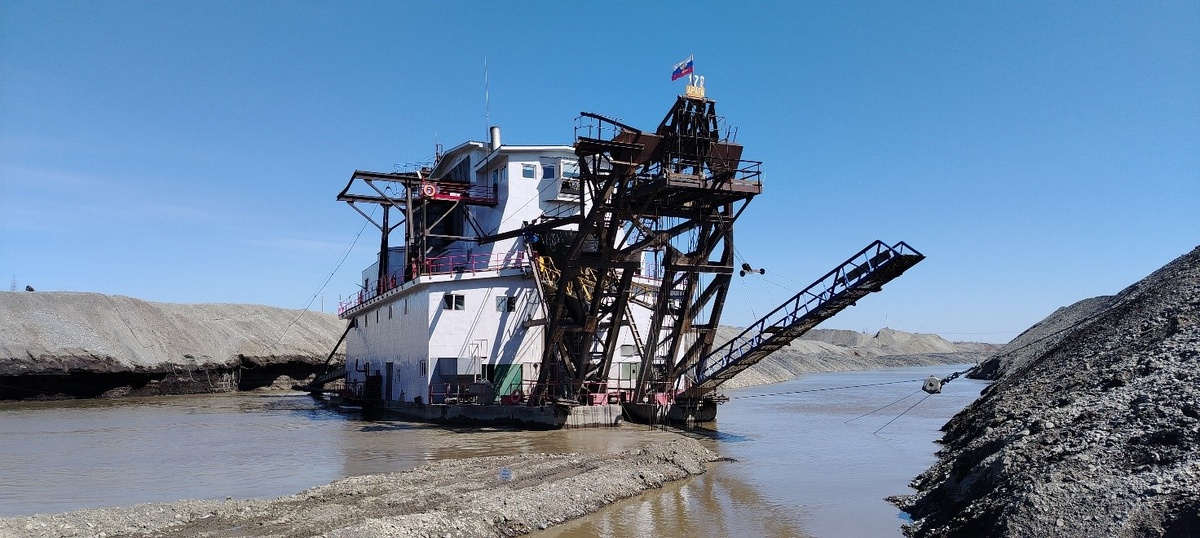 210-литровая драга № 170 (Фото: АО «Иргиредмет»)