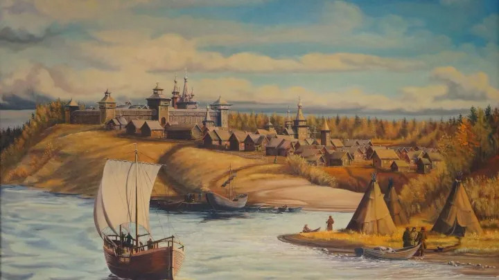 Леонид Шашков, «Златокипящая Мангазея». Фото: https://yasavey.ru