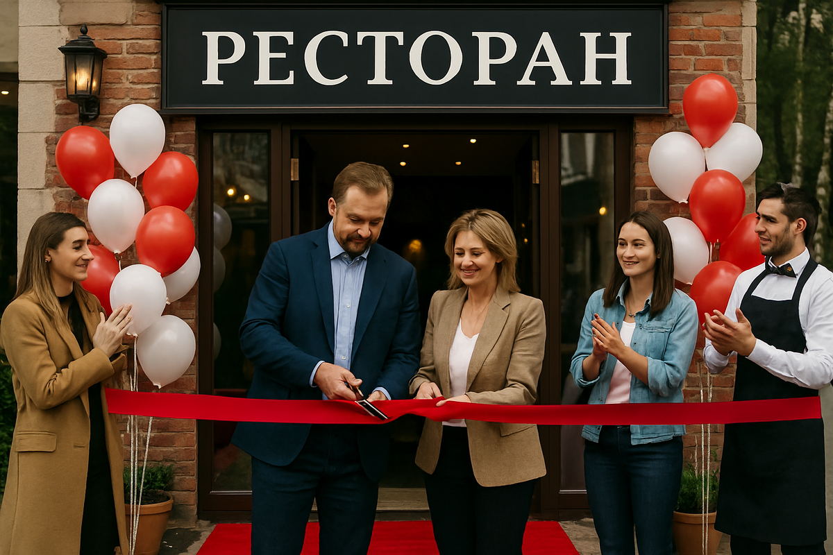 Открытие ресторана