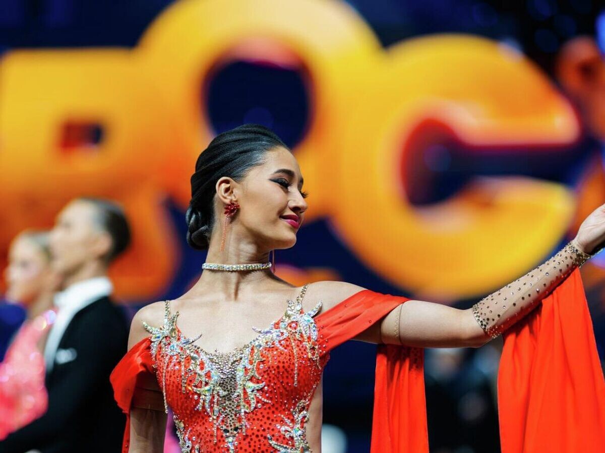    Участница Кубка мира по бальным танцам Russian Open Championship© Фото : ФТСАРР