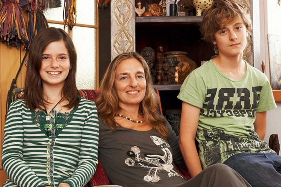Дарья с детьми