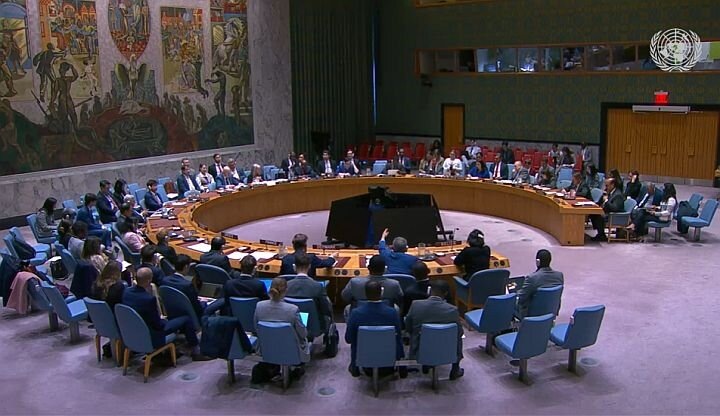 Заседание Совета Безопасности ООН. Источник: russiaun.ru.