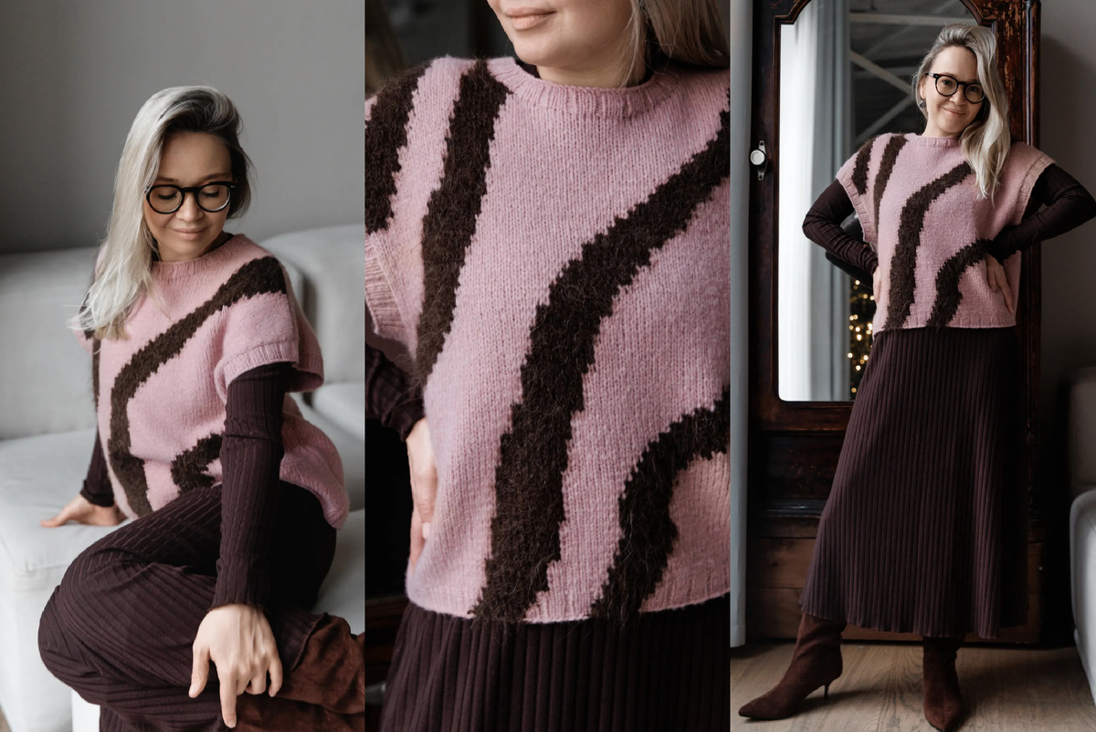 Жилет #aura_melody_road, набор 1