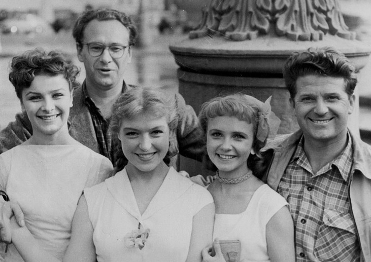 На съемках фильма «Сверстницы»