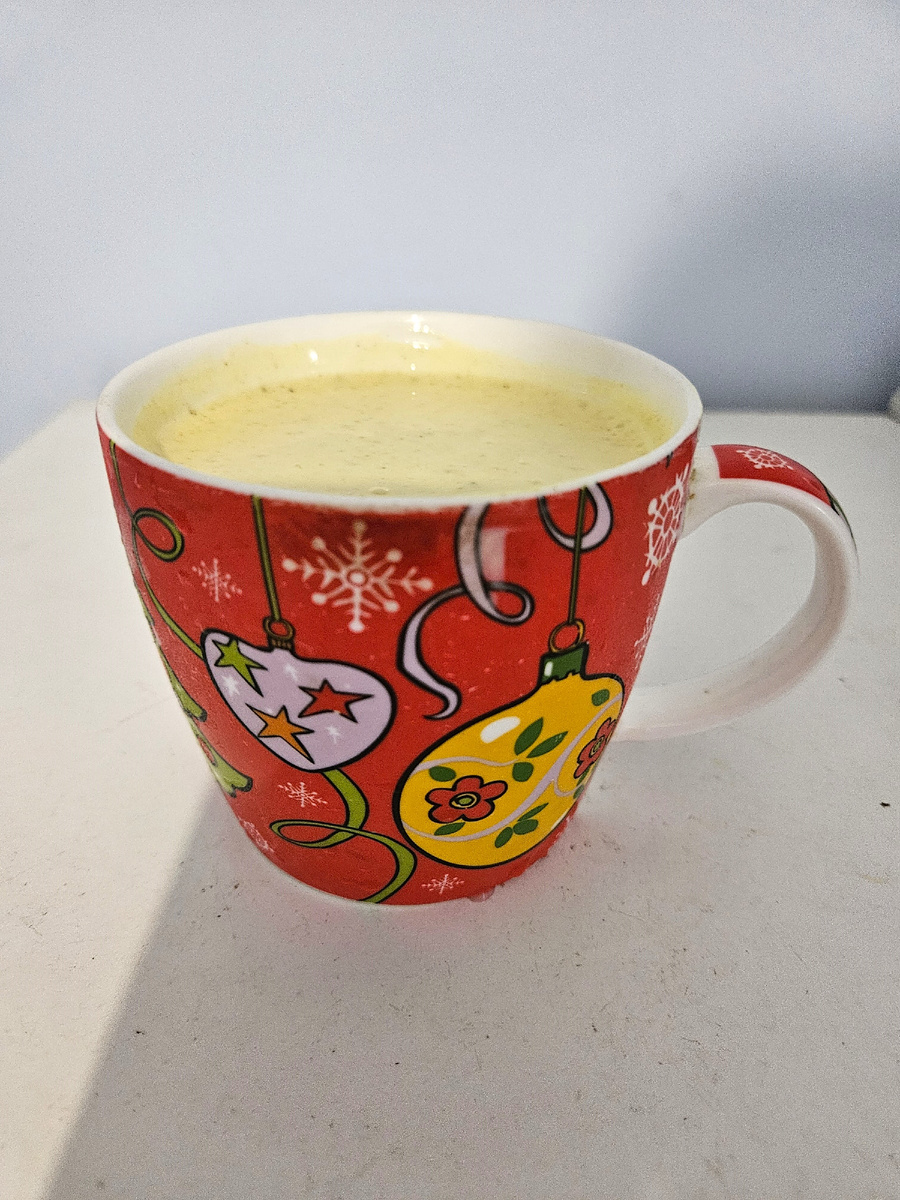 Куркума и перец перемешанные с кефиром