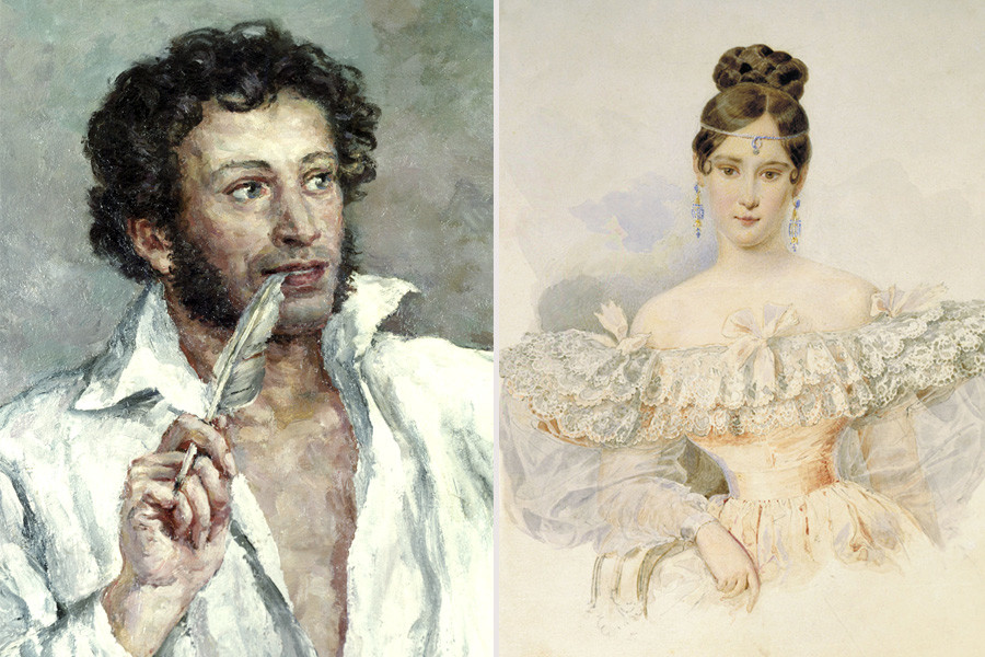 Наталья Николаевна Гончарова, жена Пушкина