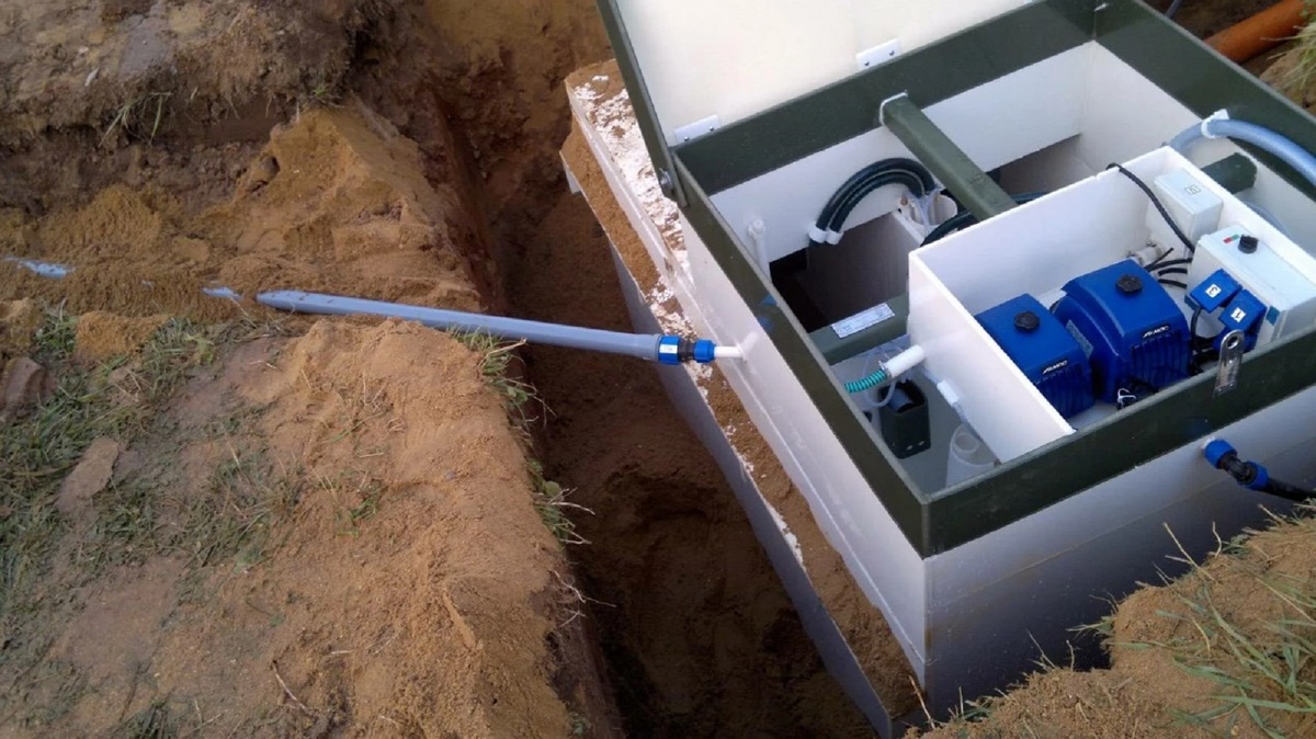 Аэрационный септик компрессорного типа