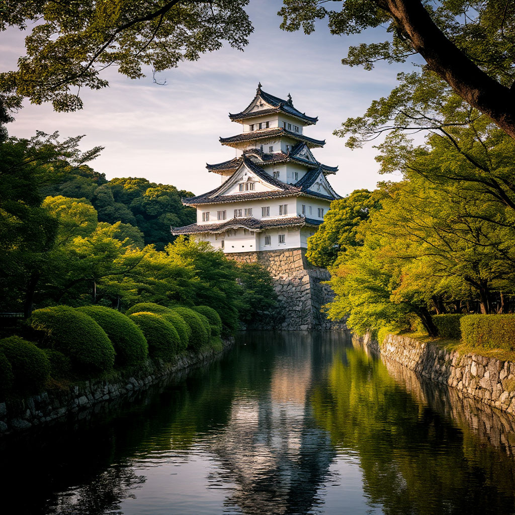 Замок Химэди, фото сделано с помощью ИИ