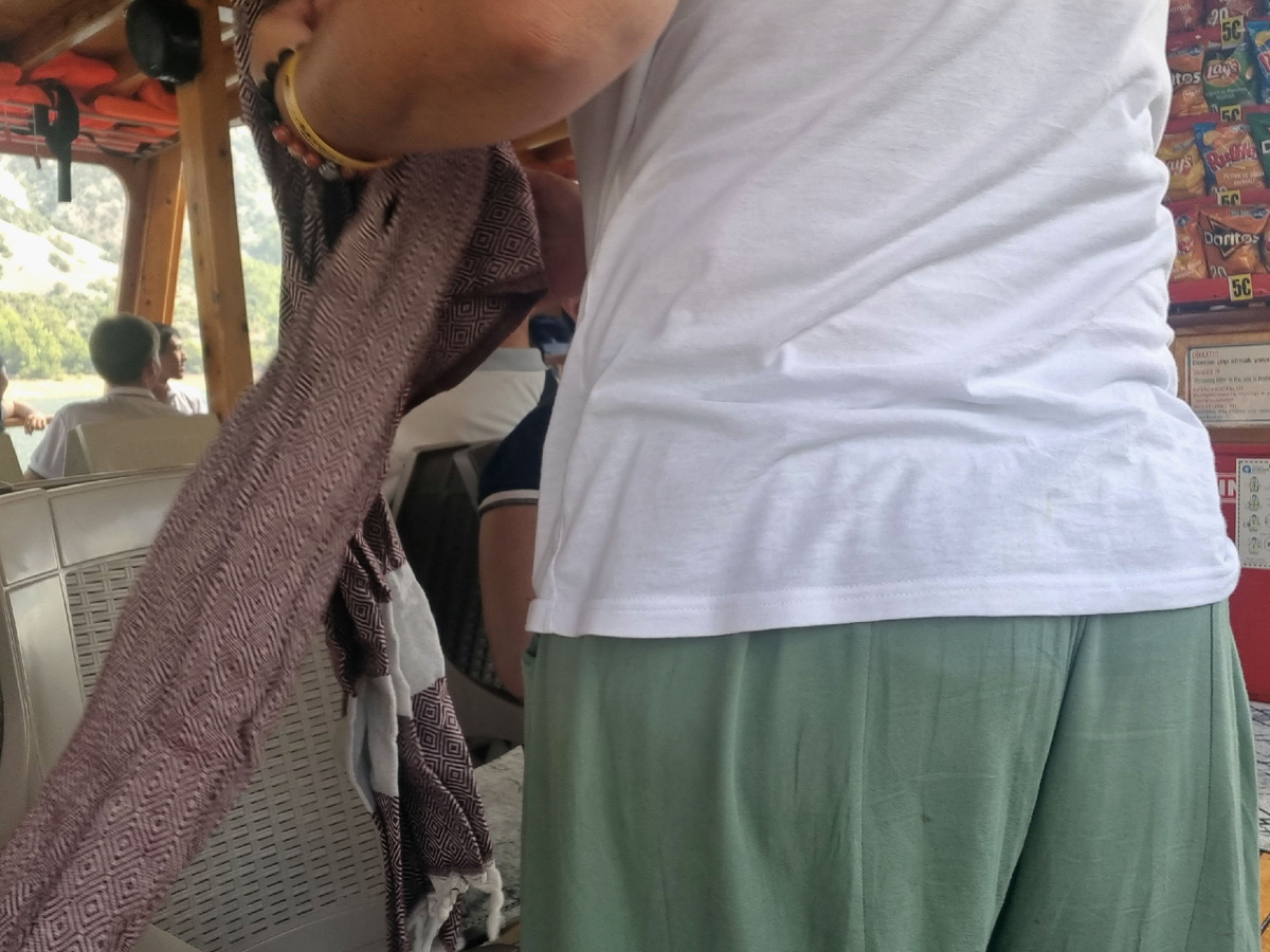 Грин Каньон, Турция. Моя задница заняла весь кадр. 