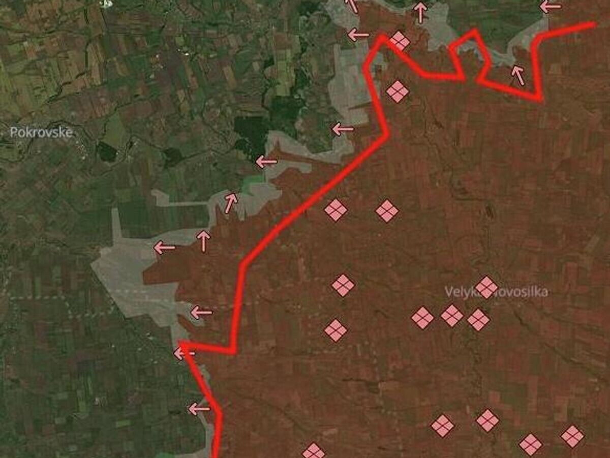    Командир штурмовых войск ВСУ Валентин Манько опубликовал военные карты