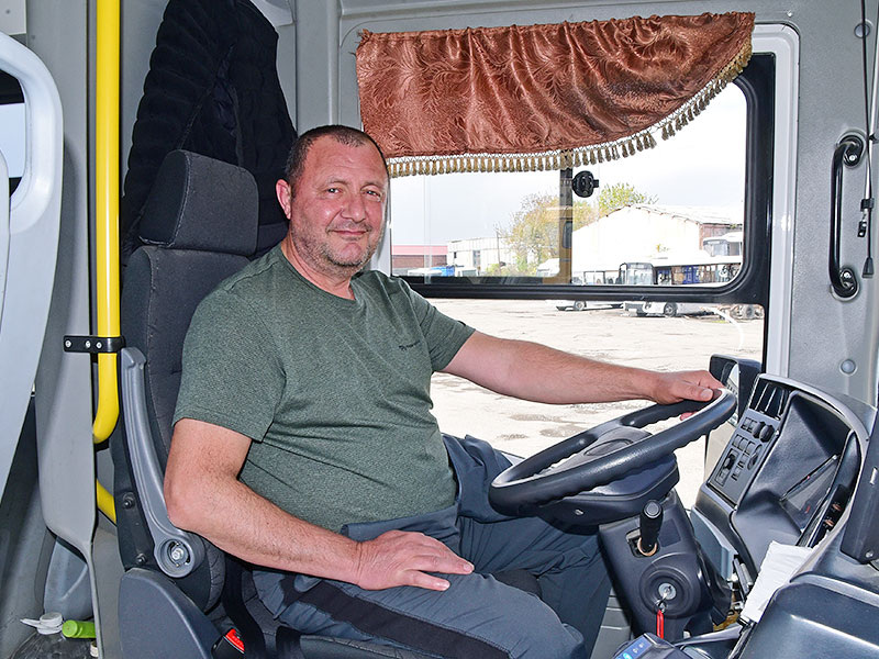 Джонни Алборов, водитель маршрута № 51 АО «ВладГорТранс»