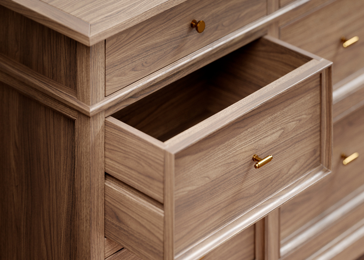 Выдвижные ящики комода Баден от Pecker.Moscow