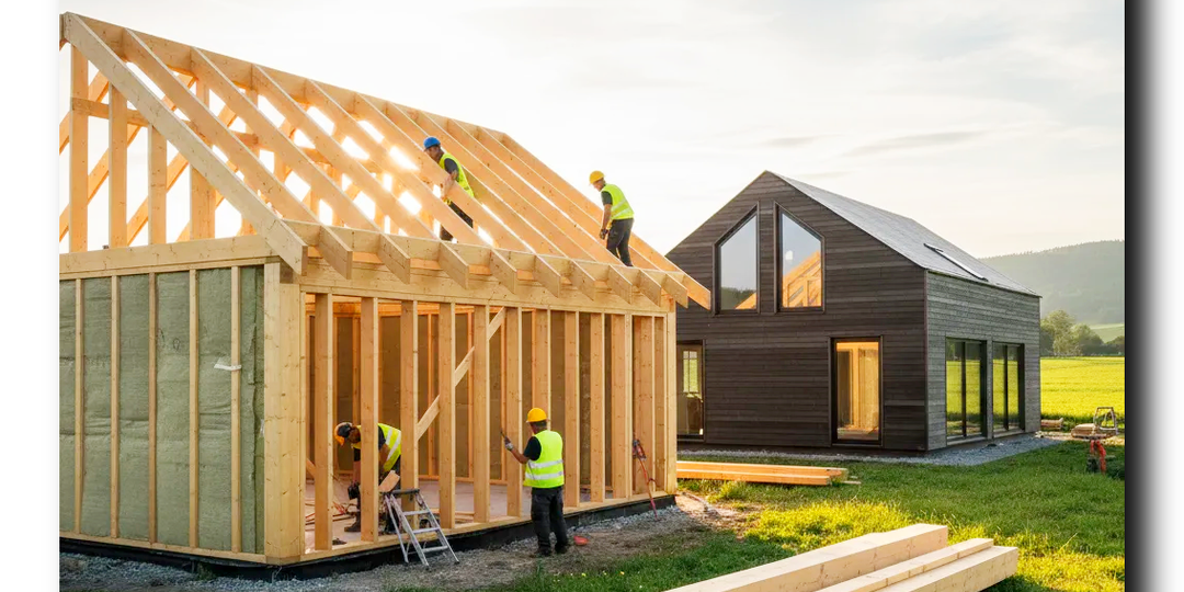 Каркасные дома: быстро, тепло, но недолговечно? Разбираемся в мифах с инженерной ухмылкой