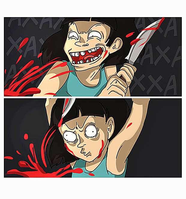 Листайте галерею, чтобы прочитать комикс целиком.