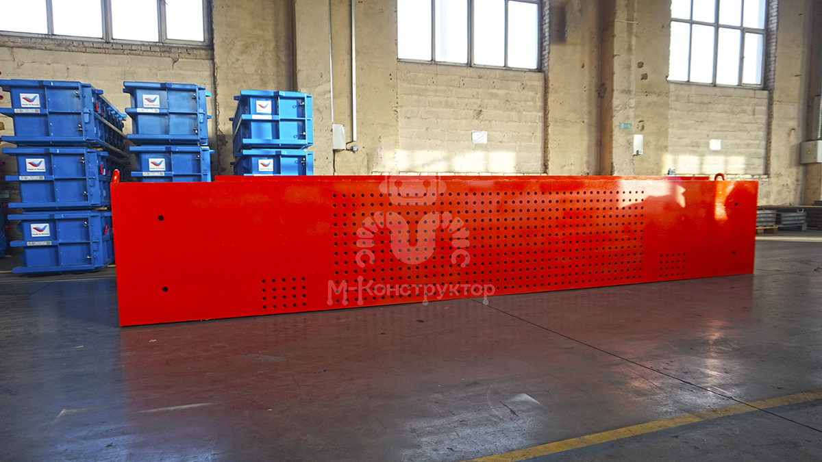 Сотни отверстий для запуска арматуры