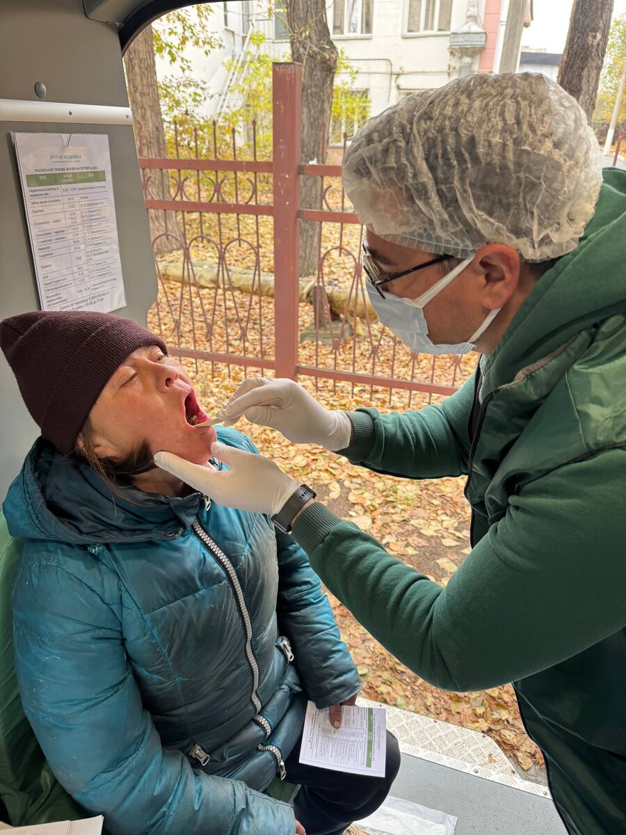 Осмотр подопечной