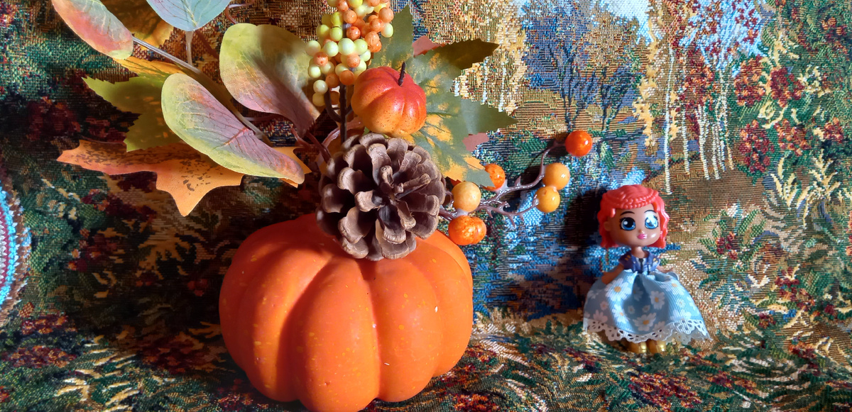 По цвету тыква почти такая же, как волосы автоинспектора Моторовой. 