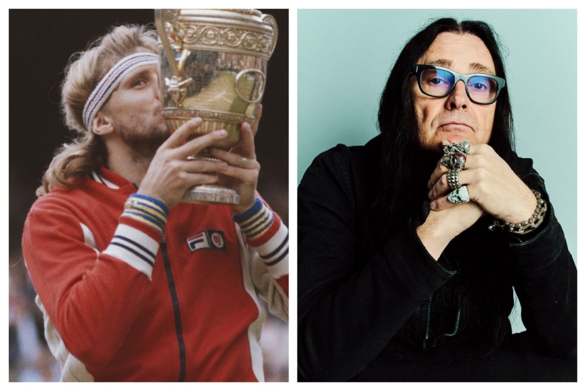 Бьорн Борг и Йонас Окерлунд. Фото: Fox Photos / Getty Images; Bryan Derballa / Getty Images