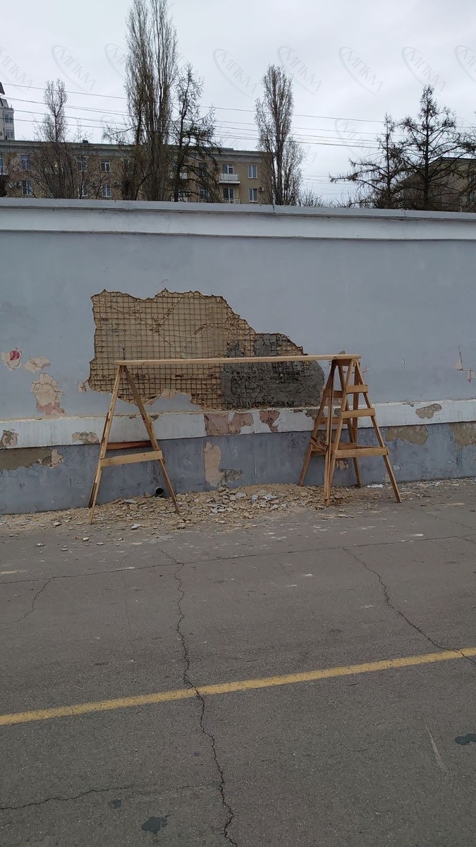 Ежегодный ремонт на набережной в г. Саратов