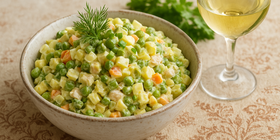 🥗 Салат столичный — вкус, переживший эпохи