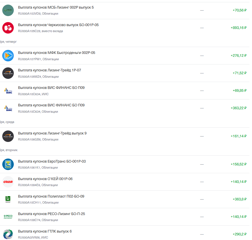 выплаты часть 1