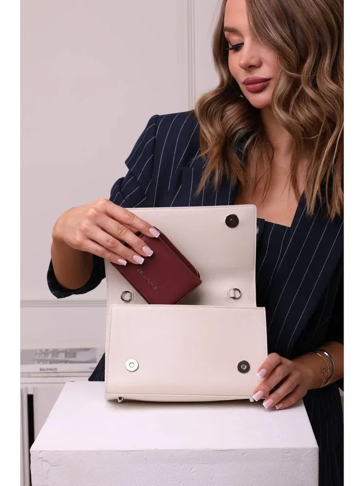 Женский кошелек Mon & Kelle - цвет бордо