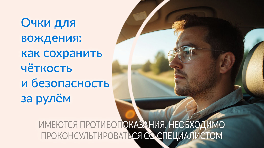 Очки для водителей помогают сохранять чёткость и безопасность на дороге даже при бликах и усталости