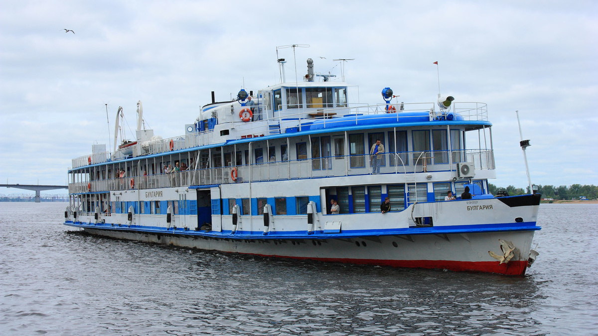 Теплоход «Булгария» до трагедии