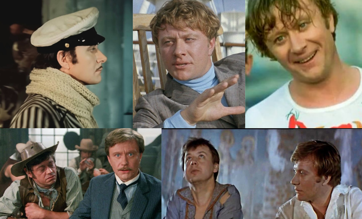 Коллаж из советских фильмов с Мироновым 