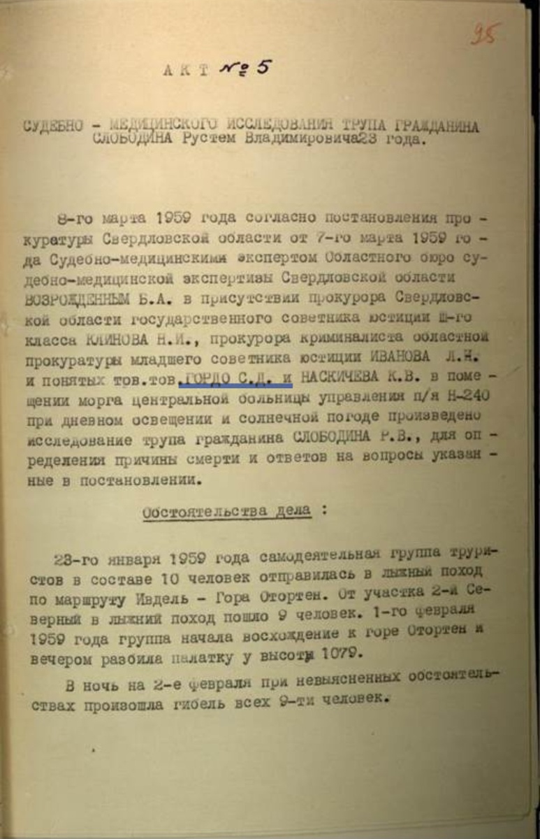 Гордо С.Д. - так во всех актах первой четверки