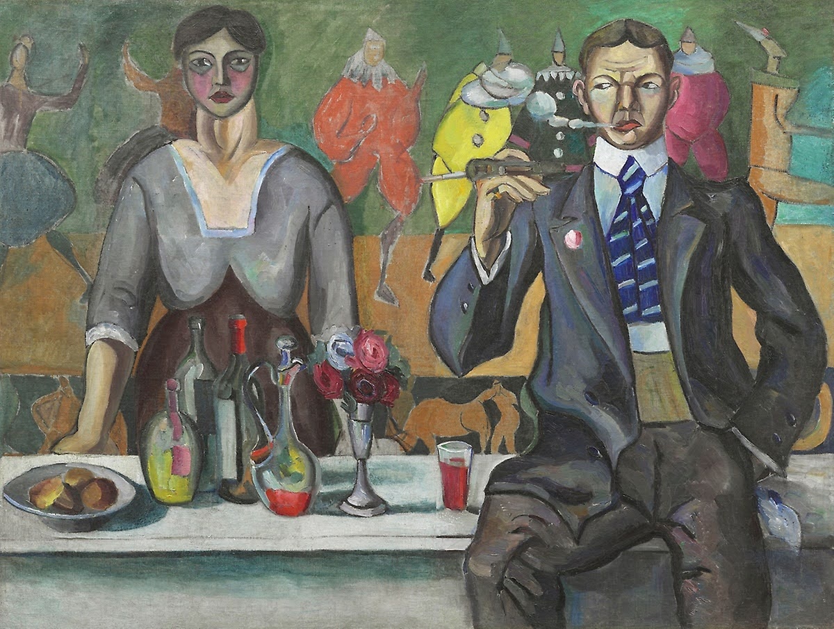 Портрет Натальи Гончаровой и Михаила Ларионова. 1913. Художник – Алексей Моргунов (1884–1935). Чикагский институт искусств