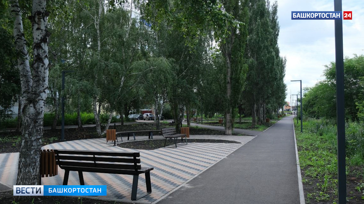    Набережную реки Стерли благоустроили в Стерлитамаке