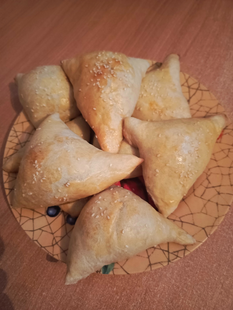 самса из тыквы с картошкой