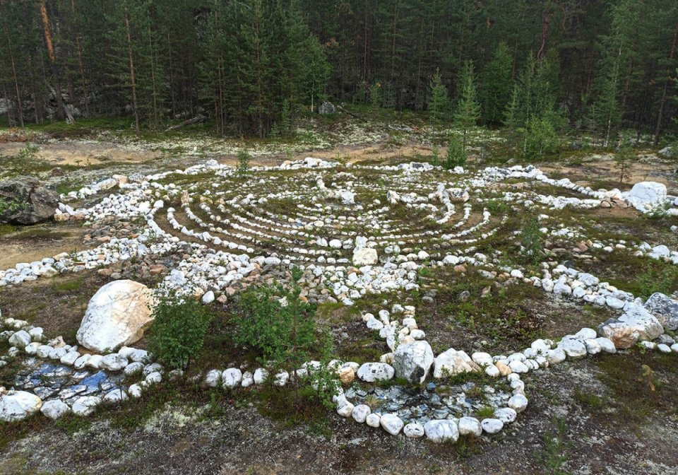 Еще один прекрасный саамский лабиринт