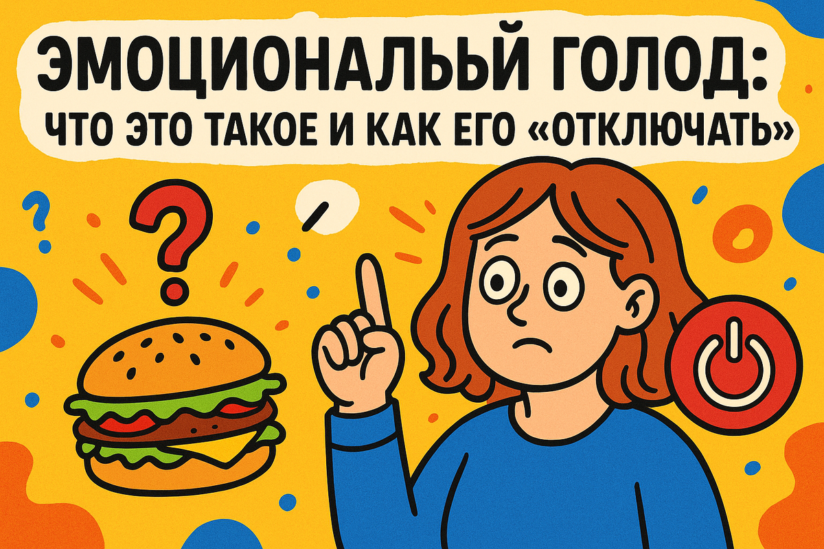Эмоциональный голод: что это такое и как его «отключать»