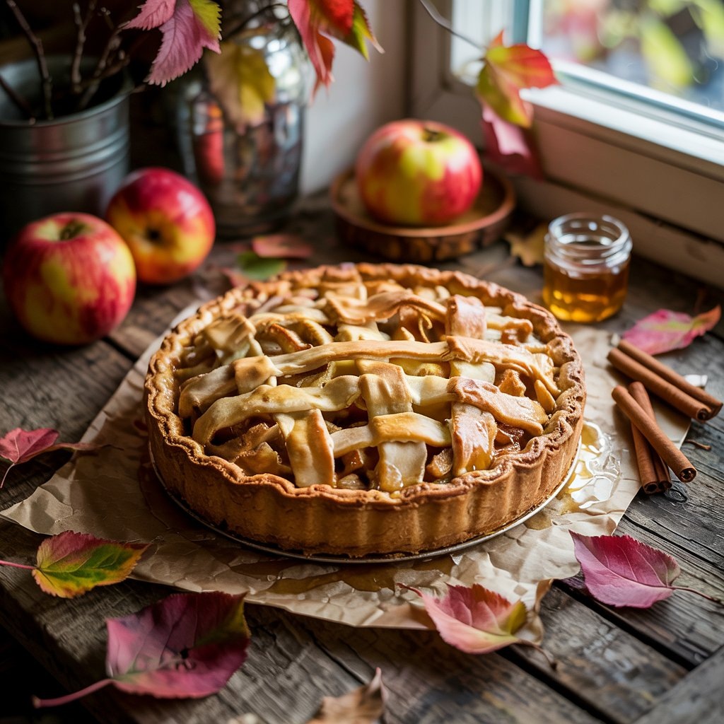 Шарлотка с яблоками