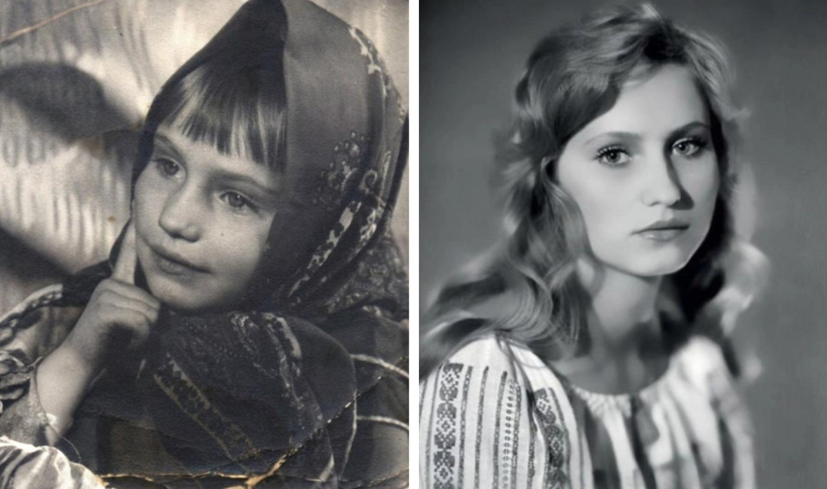 Ольга в детстве и юности