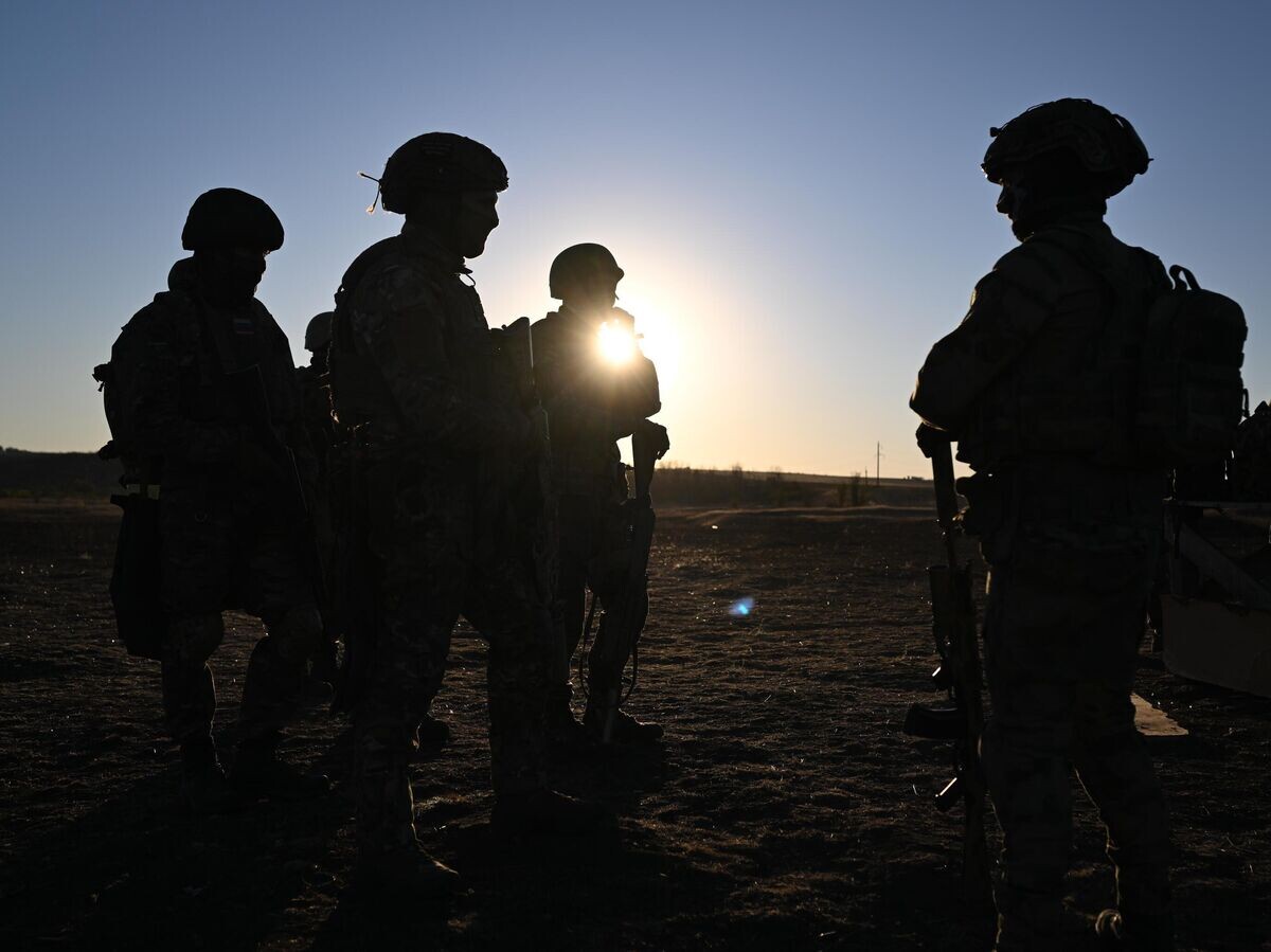    Военнослужащие ВС РФ в зоне проведения СВО© РИА Новости / Алексей Майшев